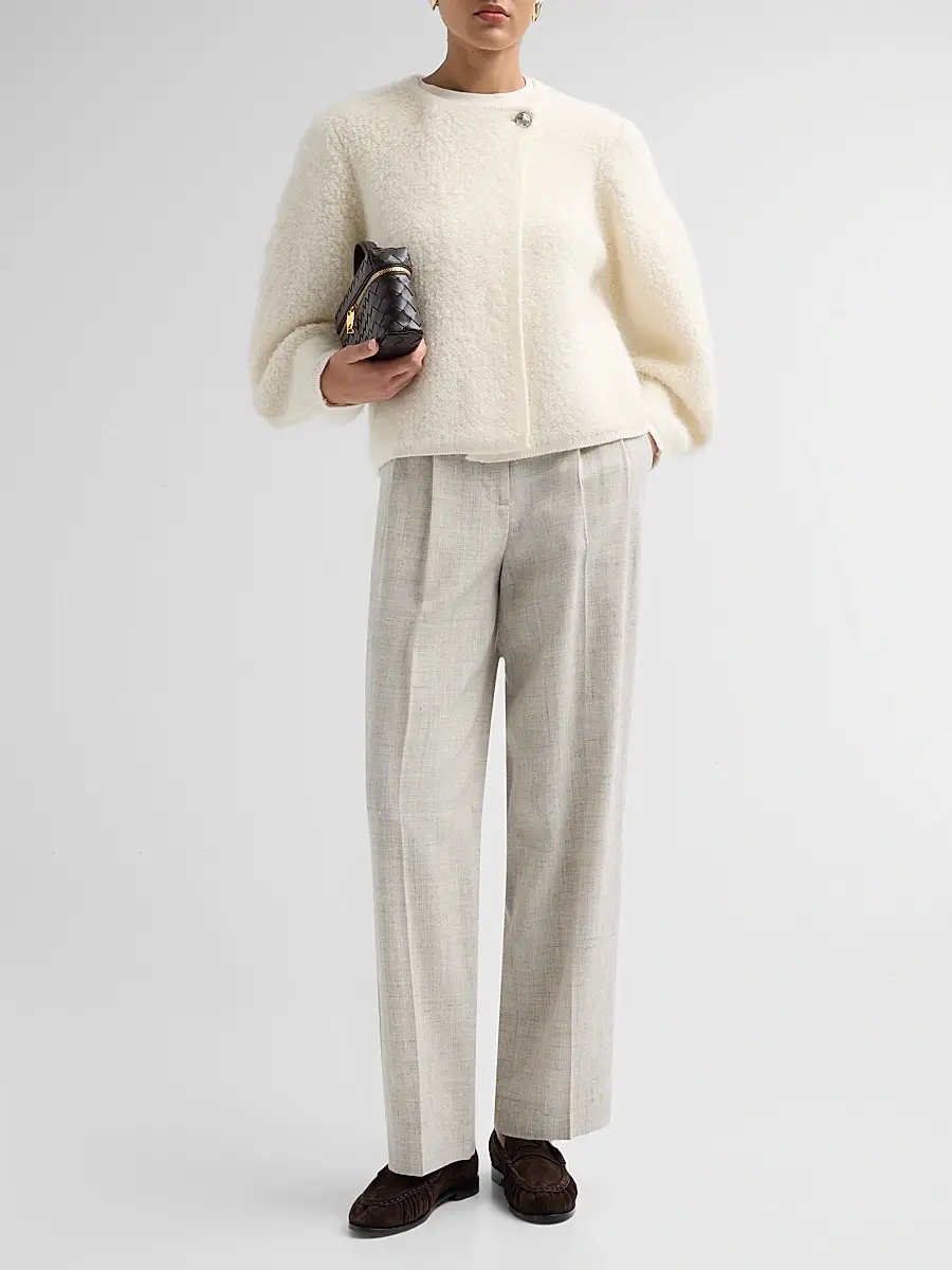 Ba&sh Women's Fida Wool-Blend Blouson Cardigan | Thumbnail 2 Ba&sh Women's Fida Wool-Blend Blouson Cardigan | Thumbnail 2