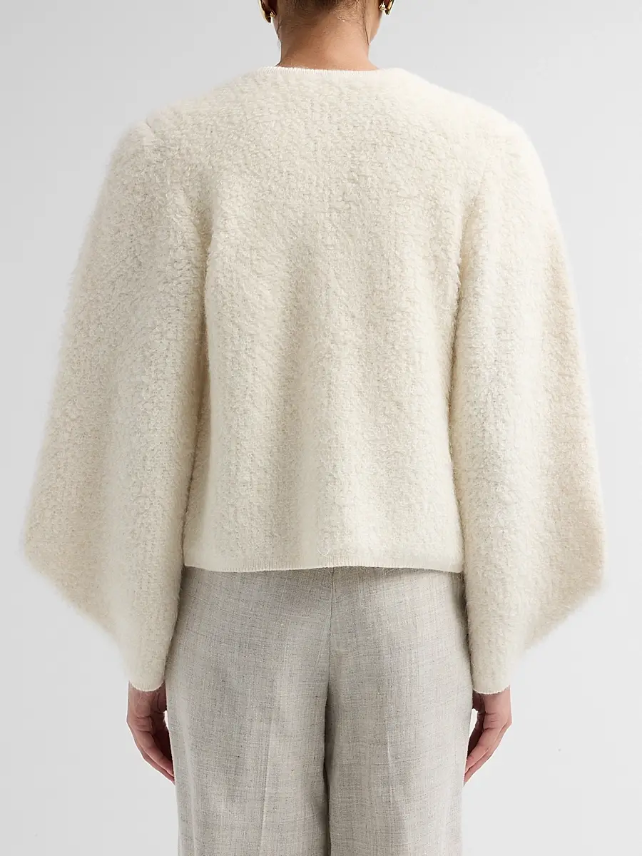 Ba&sh Women's Fida Wool-Blend Blouson Cardigan | Thumbnail 3 Ba&sh Women's Fida Wool-Blend Blouson Cardigan | Thumbnail 3