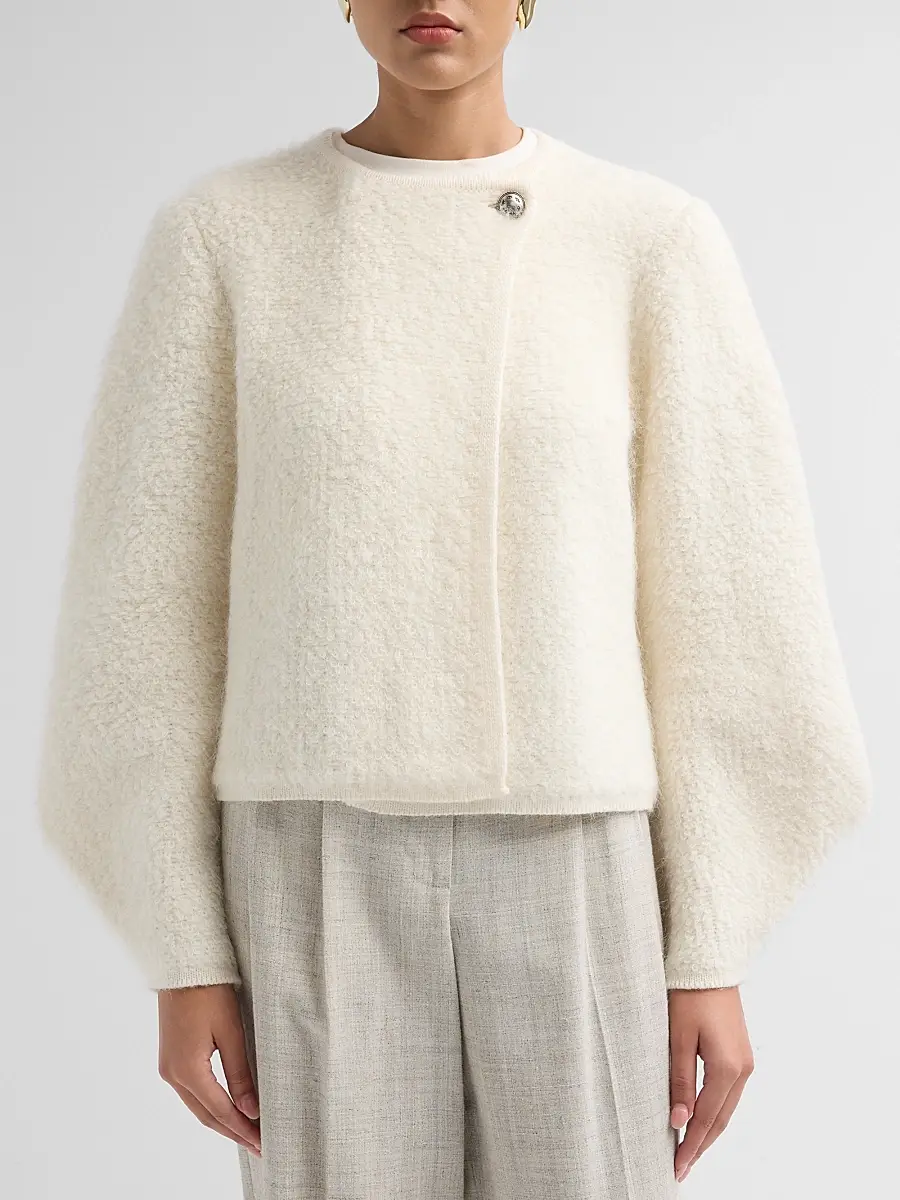 Ba&sh Women's Fida Wool-Blend Blouson Cardigan | Thumbnail 5 Ba&sh Women's Fida Wool-Blend Blouson Cardigan | Thumbnail 5