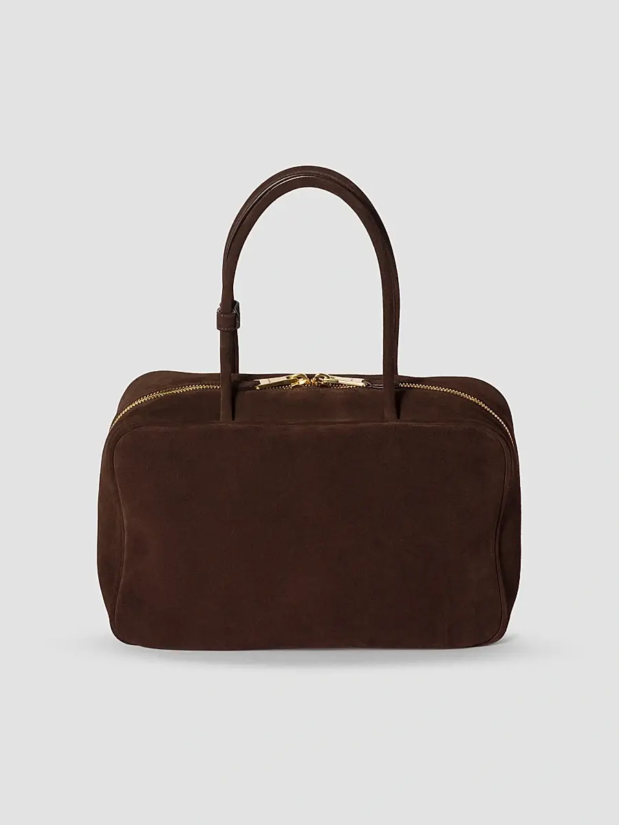 Miu Miu Women's Suede Beau Top Handle Bag | Thumbnail 5