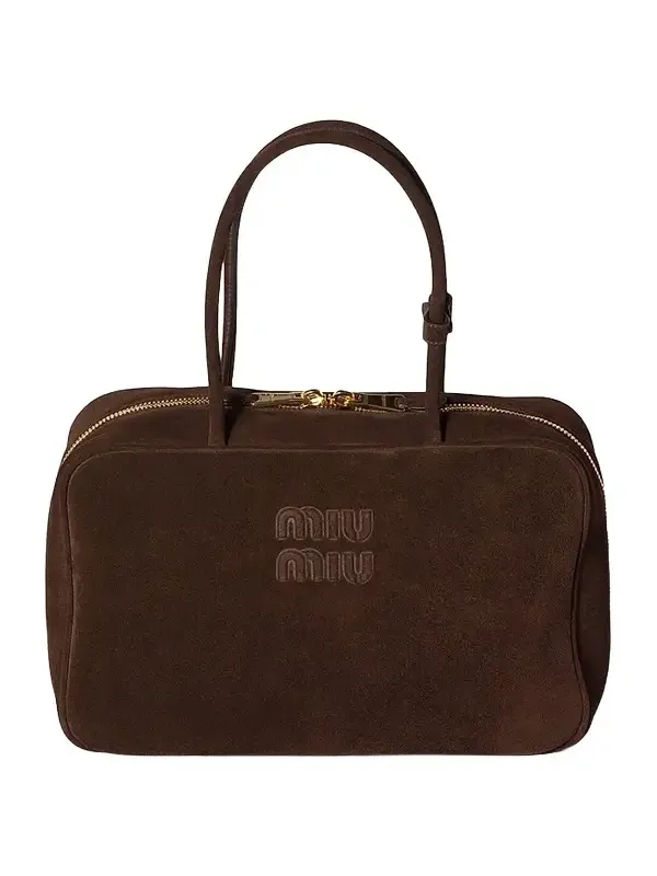 Miu Miu Women's Suede Beau Top Handle Bag