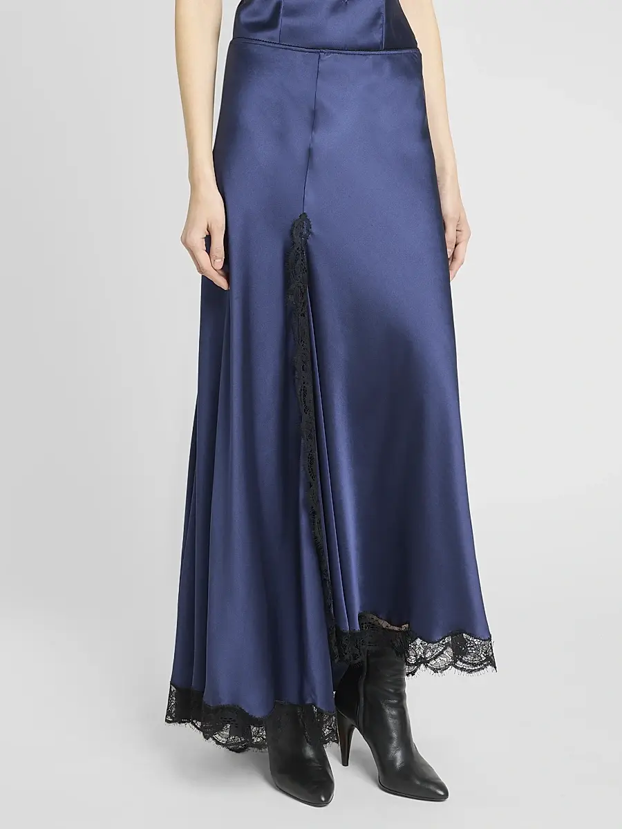 Isabel Marant Women's Alexandra Silk Slip Maxi Skirt | Thumbnail 4 Isabel Marant Women's Alexandra Silk Slip Maxi Skirt | Thumbnail 4