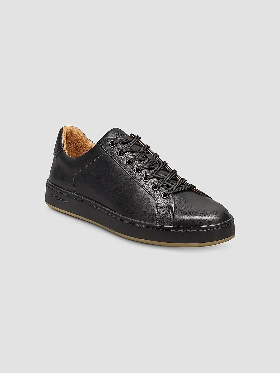 Allen Edmonds Men's Barnes Leather Low-Top Sneakers | Thumbnail 2 Allen Edmonds Men's Barnes Leather Low-Top Sneakers | Thumbnail 2