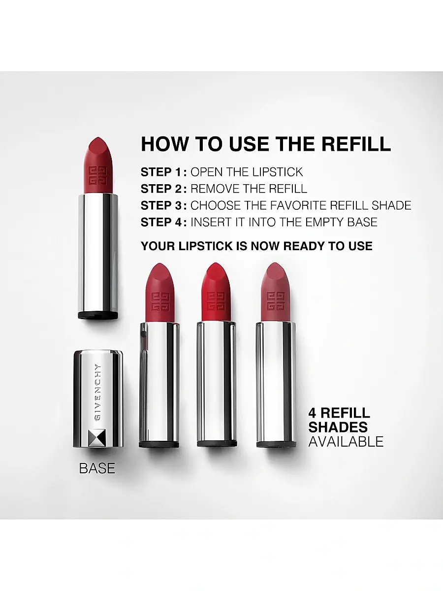 Givenchy Women's Le Rouge Sheer Velvet Refill | Thumbnail 2 Givenchy Women's Le Rouge Sheer Velvet Refill | Thumbnail 2