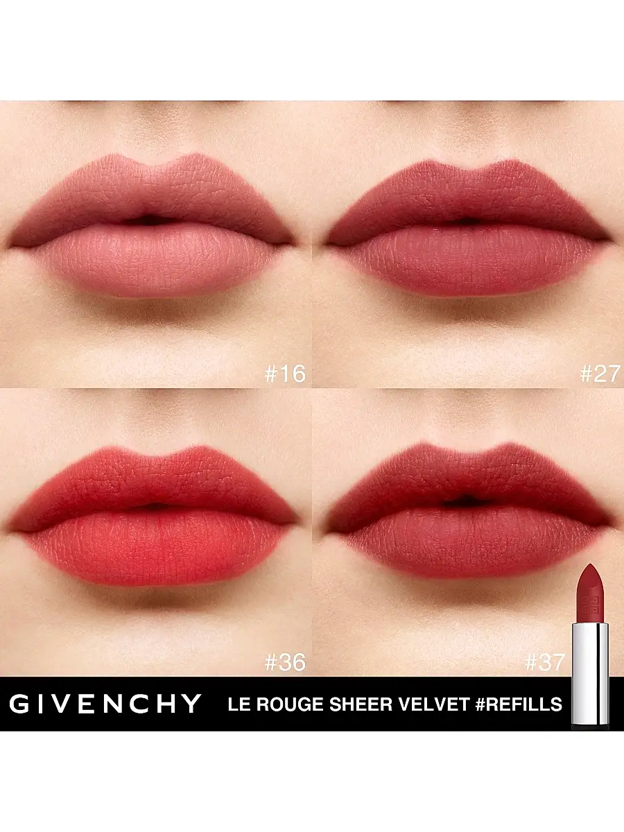 Givenchy Women's Le Rouge Sheer Velvet Refill | Thumbnail 3 Givenchy Women's Le Rouge Sheer Velvet Refill | Thumbnail 3