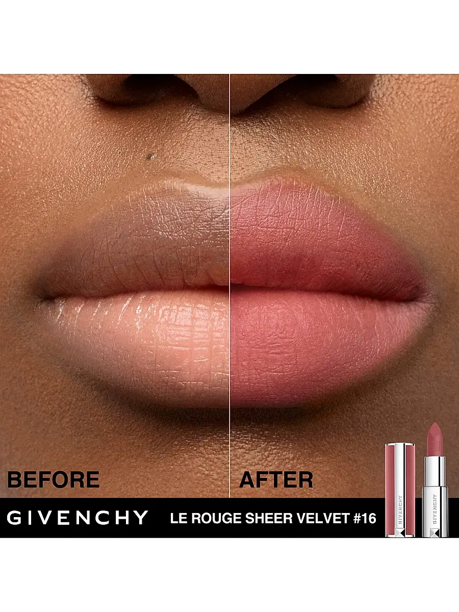 Givenchy Women's Le Rouge Sheer Velvet Refill | Thumbnail 4 Givenchy Women's Le Rouge Sheer Velvet Refill | Thumbnail 4