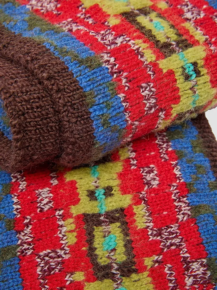 Dries Van Noten Men's Marka Wool-Blend Scarf | Thumbnail 5 Dries Van Noten Men's Marka Wool-Blend Scarf | Thumbnail 5