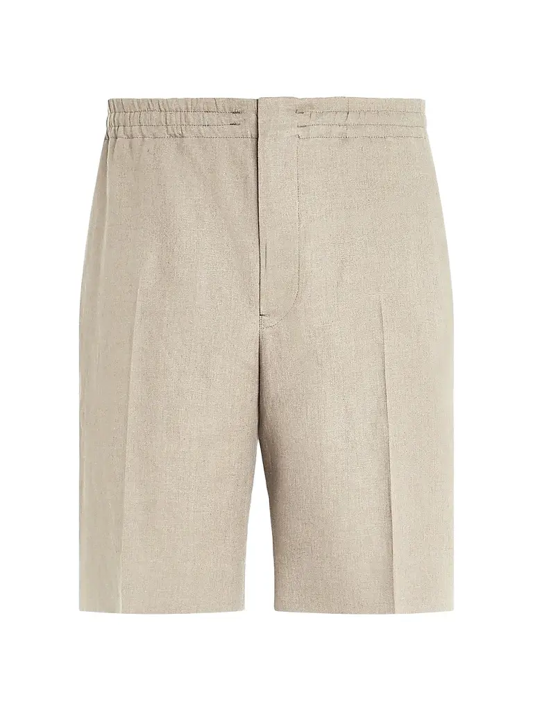 Zegna Men's Oasi Lino Shorts