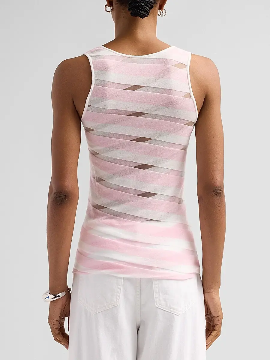 Stella McCartney Women's Graphic Striped Tank | Thumbnail 3 Stella McCartney Women's Graphic Striped Tank | Thumbnail 3