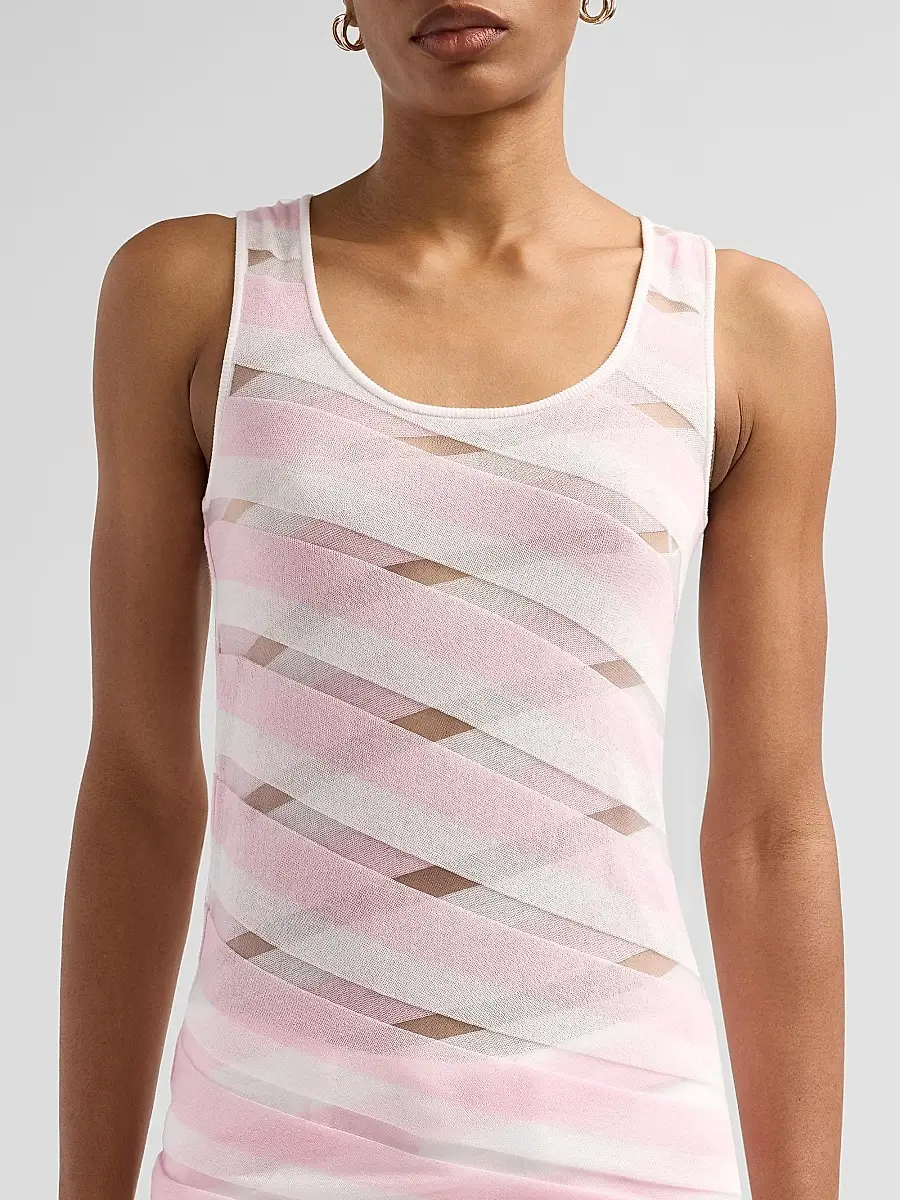 Stella McCartney Women's Graphic Striped Tank | Thumbnail 5 Stella McCartney Women's Graphic Striped Tank | Thumbnail 5