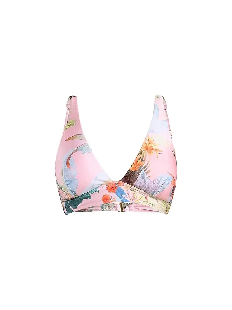 L'Agence Women's Colorful Palm Lexi Bikini Top