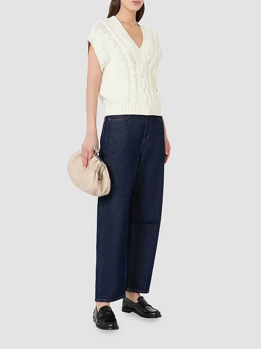 Weekend Max Mara Women's Cotton Yarn Gilet | Thumbnail 6 Weekend Max Mara Women's Cotton Yarn Gilet | Thumbnail 6