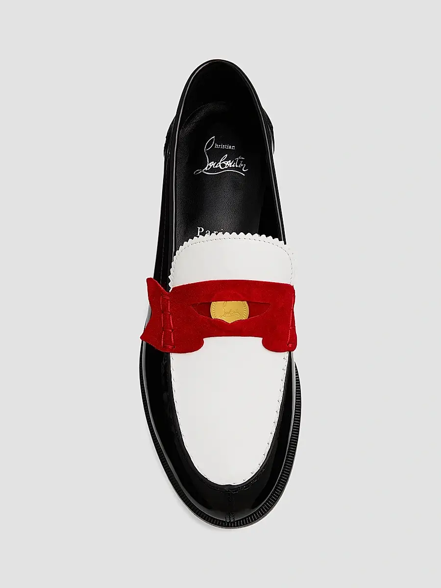 Christian Louboutin Women's Penny Patent Leather Loafers | Thumbnail 6 Christian Louboutin Women's Penny Patent Leather Loafers | Thumbnail 6