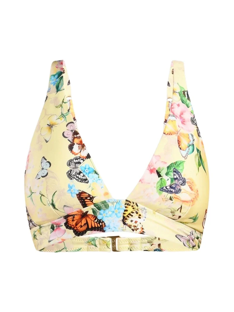 L'Agence Women's Lexie Garden Butterflies Bikini Top