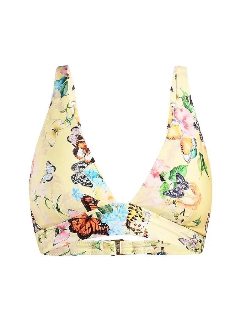 L'Agence Women's Lexie Garden Butterflies Bikini Top