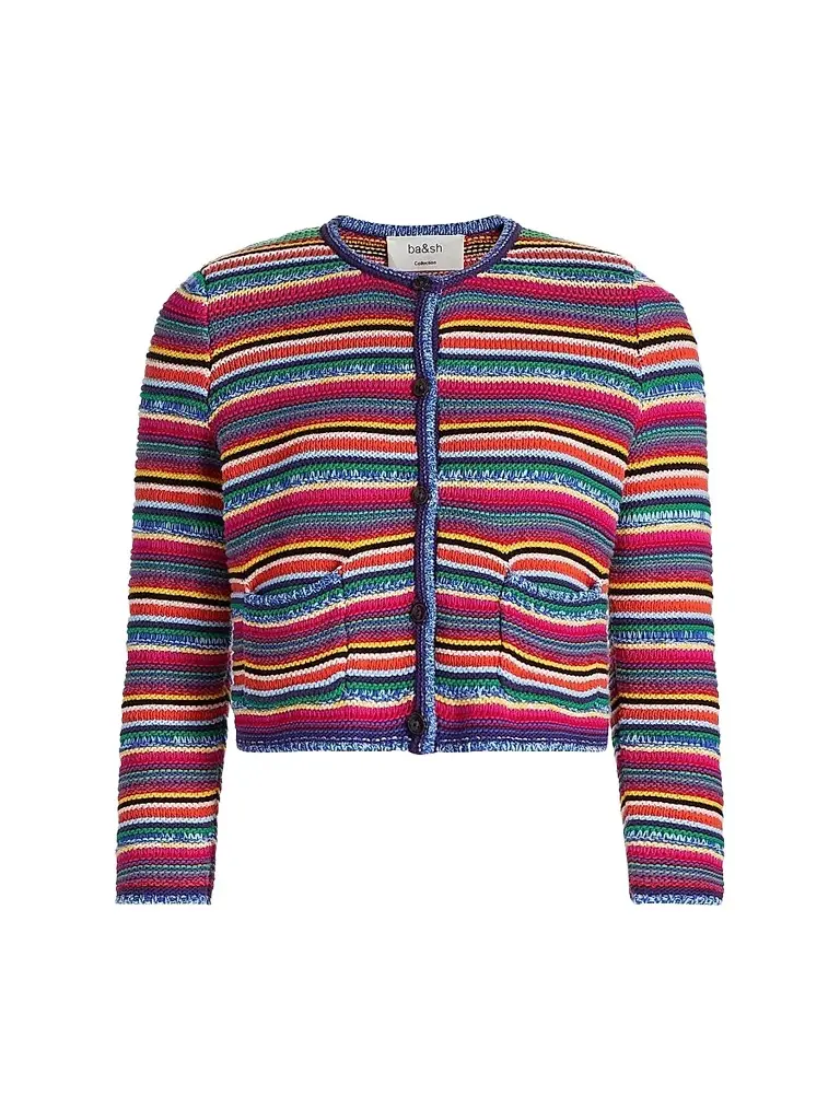 Ba&sh Women's Fanny Striped Cardigan