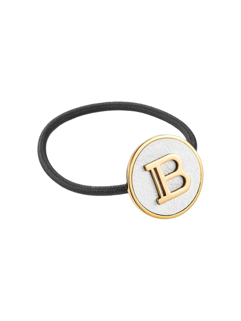 Women's B-Logo 18K Gold-Plated Hair Elastique Women's B-Logo 18K Gold-Plated Hair Elastique