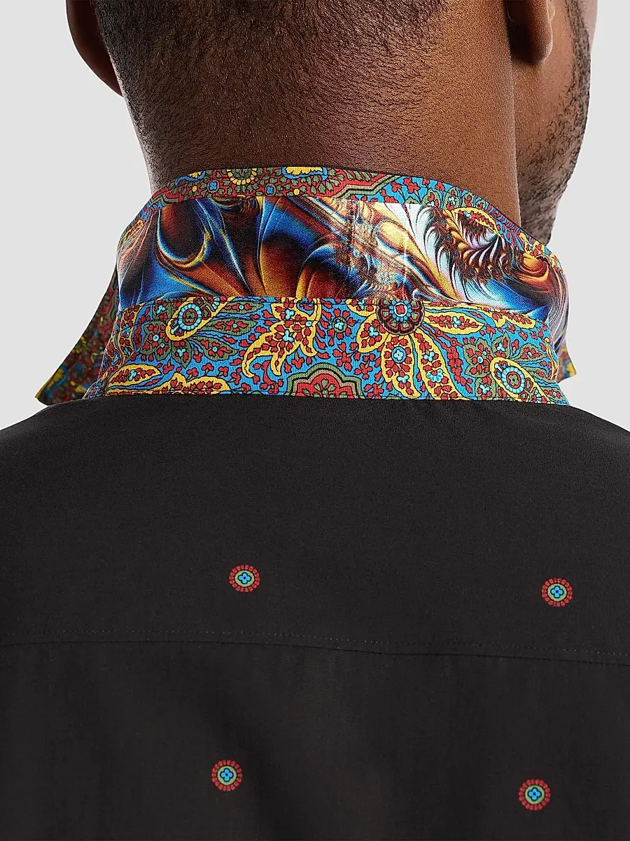 Robert Graham Men's Taj Mahal Paisley Embroidered Cotton Shirt | Thumbnail 6