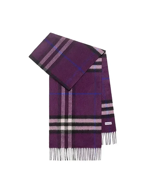 Women's Check Cashmere Scarf