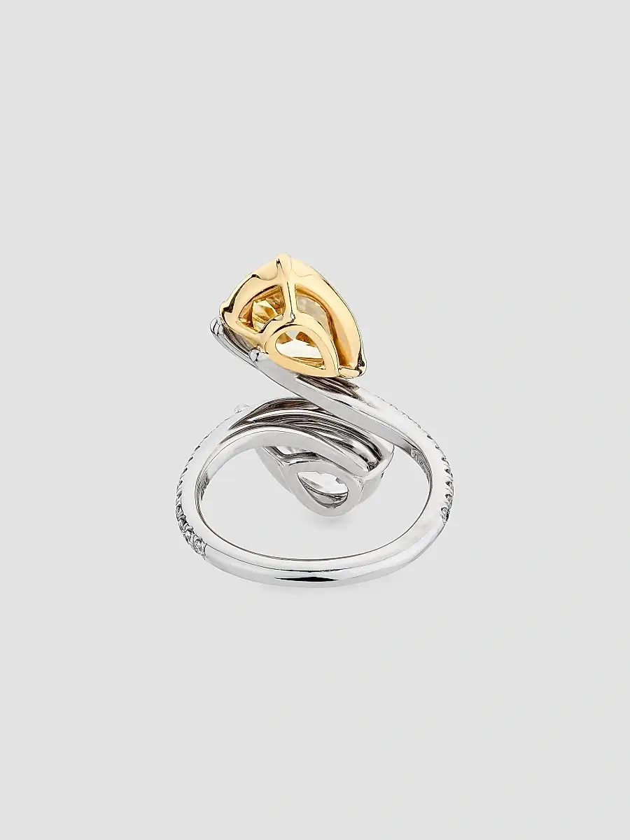 Diamonds at Saks Fifth Avenue Women's Platinum, 18K Yellow Gold & 5.13 TCW Diamond Bypass Ring | Thumbnail 5 Diamonds at Saks Fifth Avenue Women's Platinum, 18K Yellow Gold & 5.13 TCW Diamond Bypass Ring | Thumbnail 5
