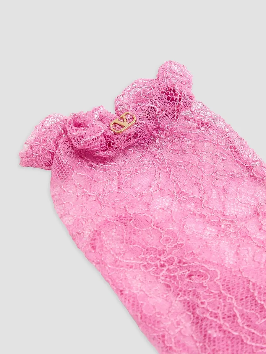 Valentino Women's Vlogo Signature Lace Gloves | Thumbnail 2 Valentino Women's Vlogo Signature Lace Gloves | Thumbnail 2