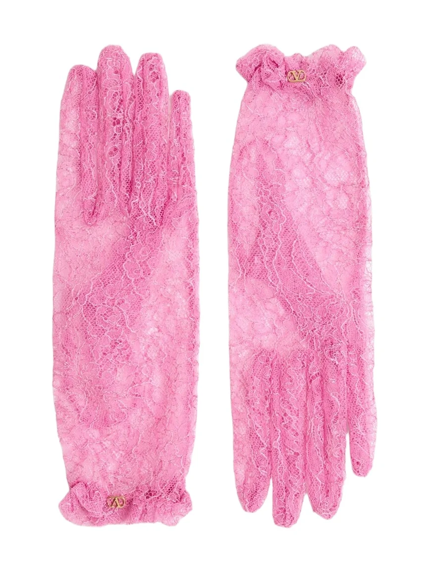 Valentino Women's Vlogo Signature Lace Gloves