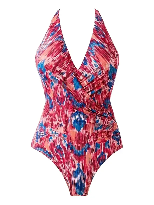 Women's Ikat Dorado Wrapsody Printed Swimsuit