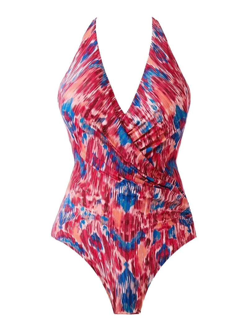 Women's Ikat Dorado Wrapsody Printed Swimsuit Women's Ikat Dorado Wrapsody Printed Swimsuit