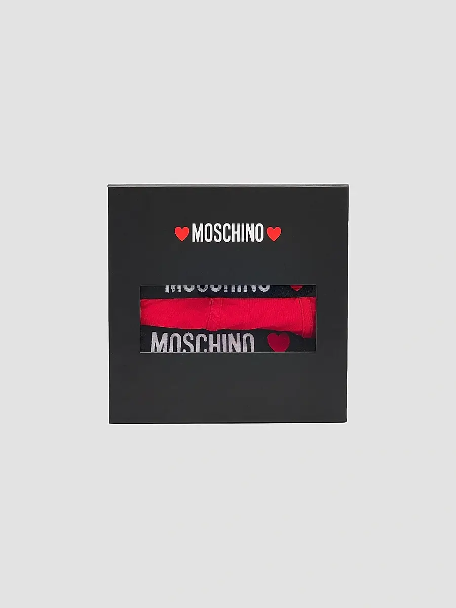 MOSCHINO Men's My Valentine Stretch-Jersey Variety Boxer Briefs 3-Pack | Thumbnail 3 MOSCHINO Men's My Valentine Stretch-Jersey Variety Boxer Briefs 3-Pack | Thumbnail 3