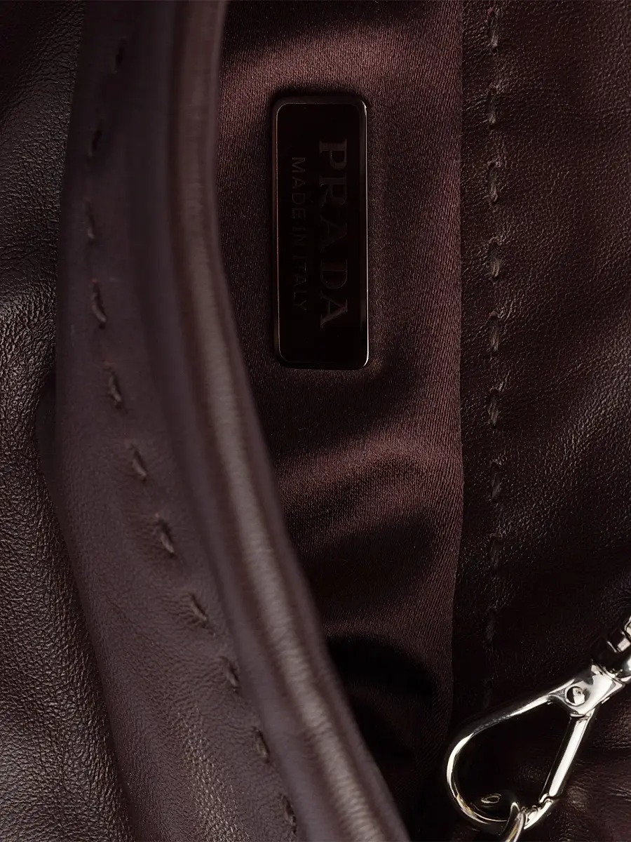 Prada Women's Nappa Leather Smartphone Pouch | Thumbnail 4 Prada Women's Nappa Leather Smartphone Pouch | Thumbnail 4