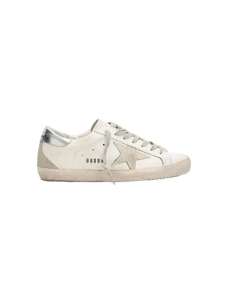 Golden Goose Men's Super-Star Logo Leather Low-Top Sneakers