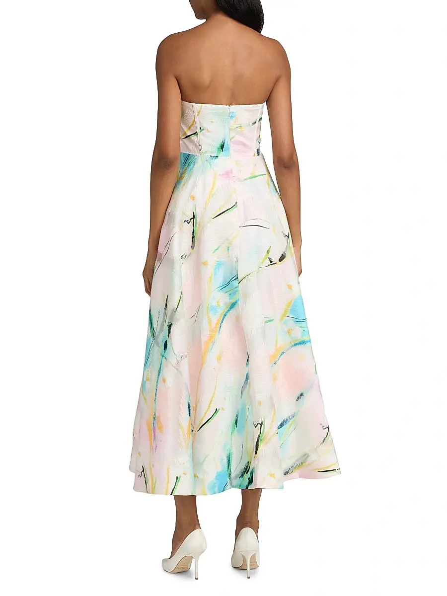 As It May Women's Mika Strapless Woven Midi-Dress | Thumbnail 5