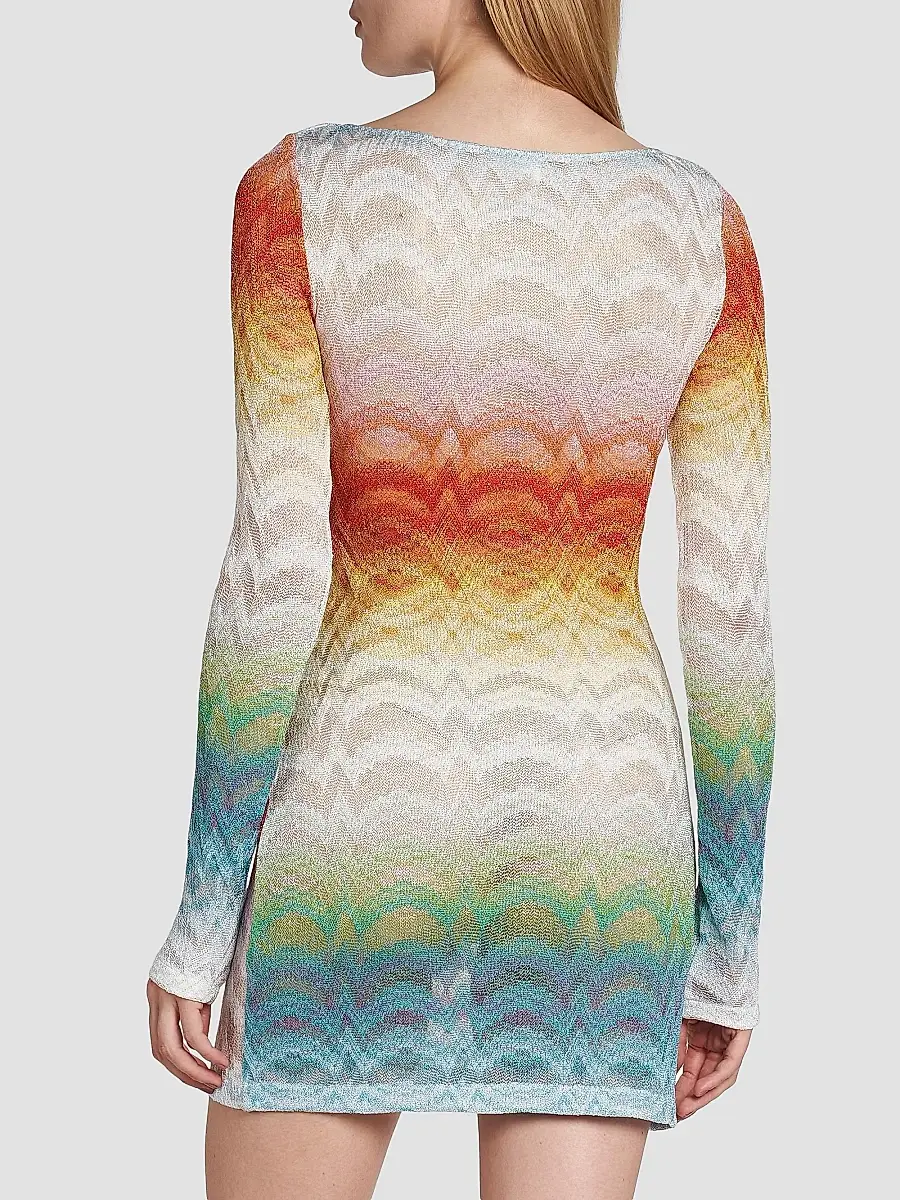Missoni Women's Long-Sleeve Cover-Up Dress | Thumbnail 5 Missoni Women's Long-Sleeve Cover-Up Dress | Thumbnail 5