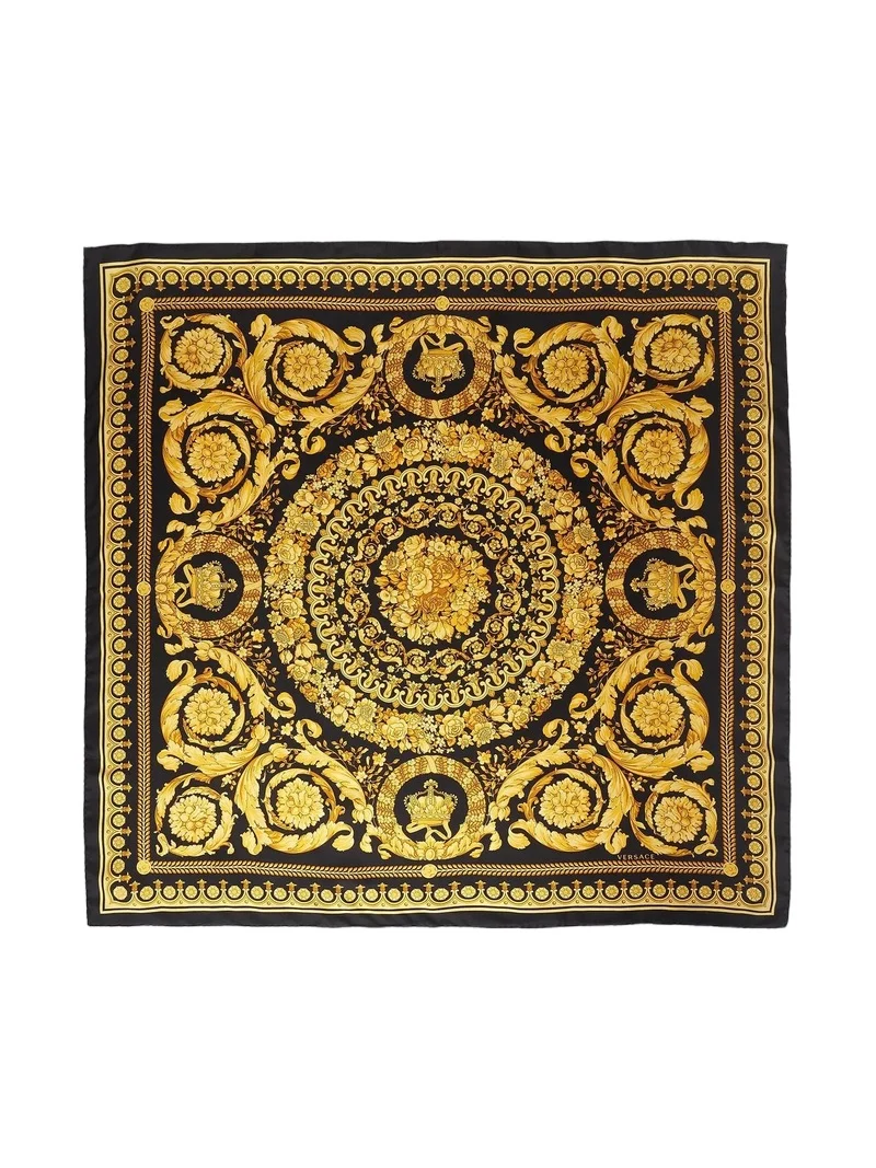 Women's Barocco Print Silk Foulard