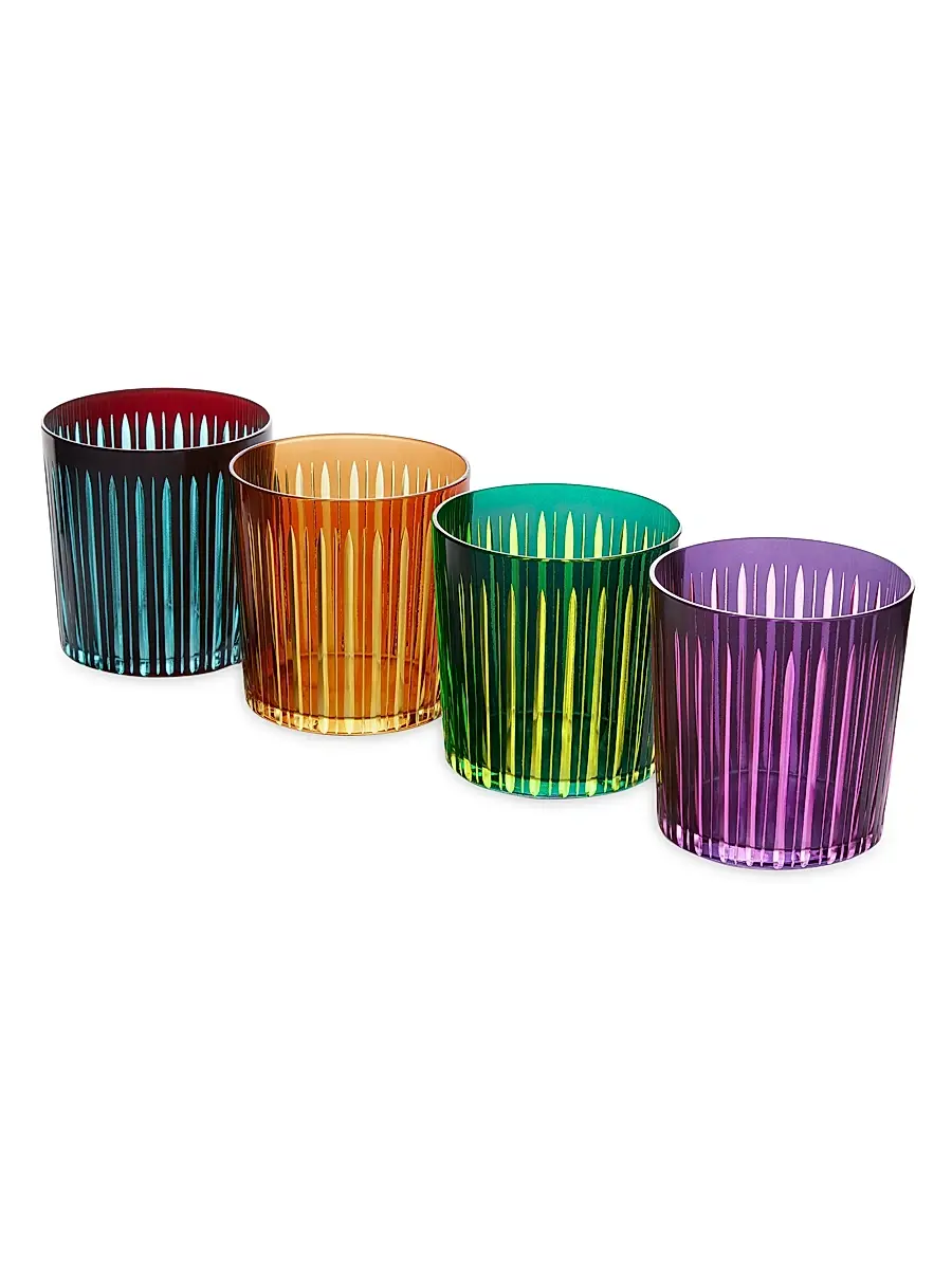 L'Objet Prism 4-Piece Double Old-Fashioned Glass Set | Thumbnail 2 L'Objet Prism 4-Piece Double Old-Fashioned Glass Set | Thumbnail 2