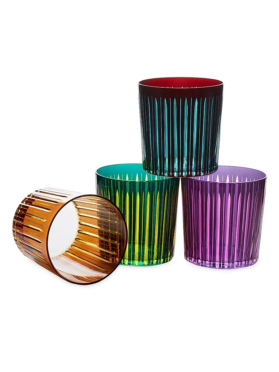 L'Objet Prism 4-Piece Double Old-Fashioned Glass Set | Thumbnail 3 L'Objet Prism 4-Piece Double Old-Fashioned Glass Set | Thumbnail 3