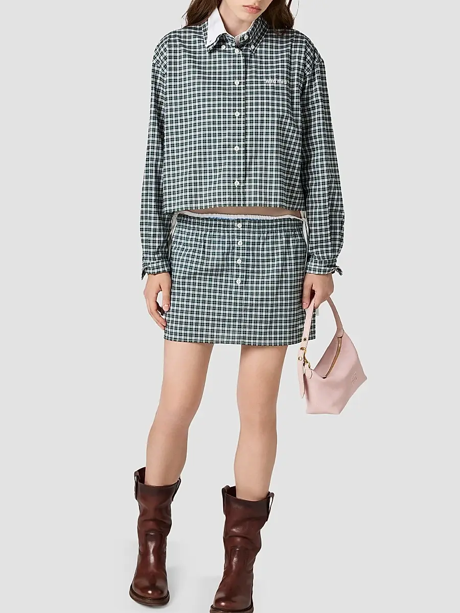 Miu Miu Women's Nappa Leather Top Handle Bag | Thumbnail 2 Miu Miu Women's Nappa Leather Top Handle Bag | Thumbnail 2