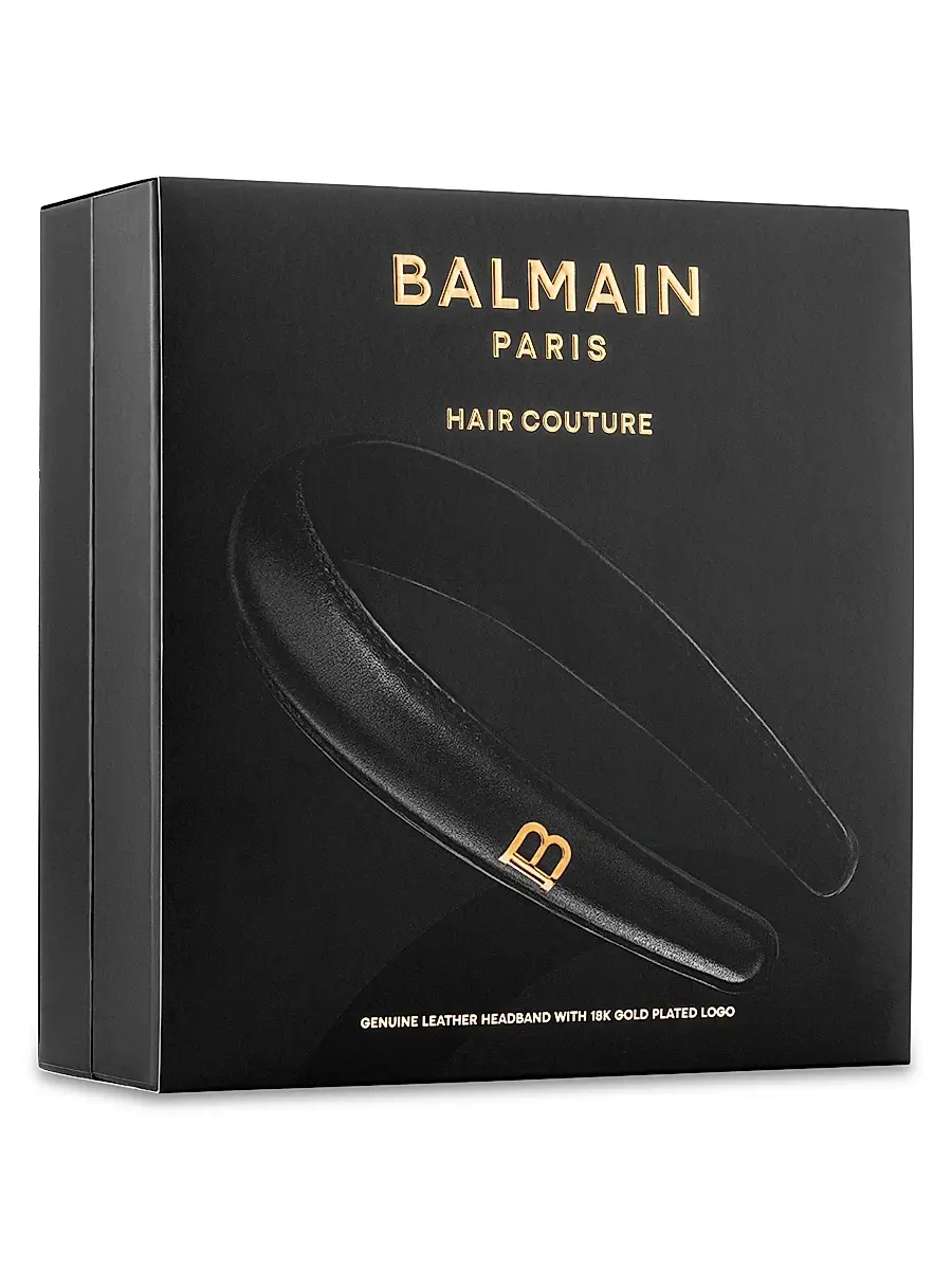 Balmain Hair Women's Gold-Plated Leather Puffed Headband | Thumbnail 3 Balmain Hair Women's Gold-Plated Leather Puffed Headband | Thumbnail 3