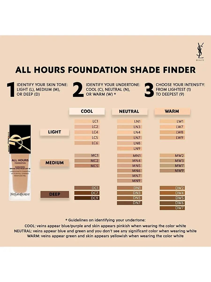Yves Saint Laurent Women's All Hours Luminous Matte Foundation | Thumbnail 3 Yves Saint Laurent Women's All Hours Luminous Matte Foundation | Thumbnail 3