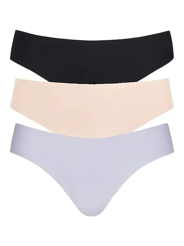 Women's Butter 3-Pack Mid-Rise Thongs Women's Butter 3-Pack Mid-Rise Thongs