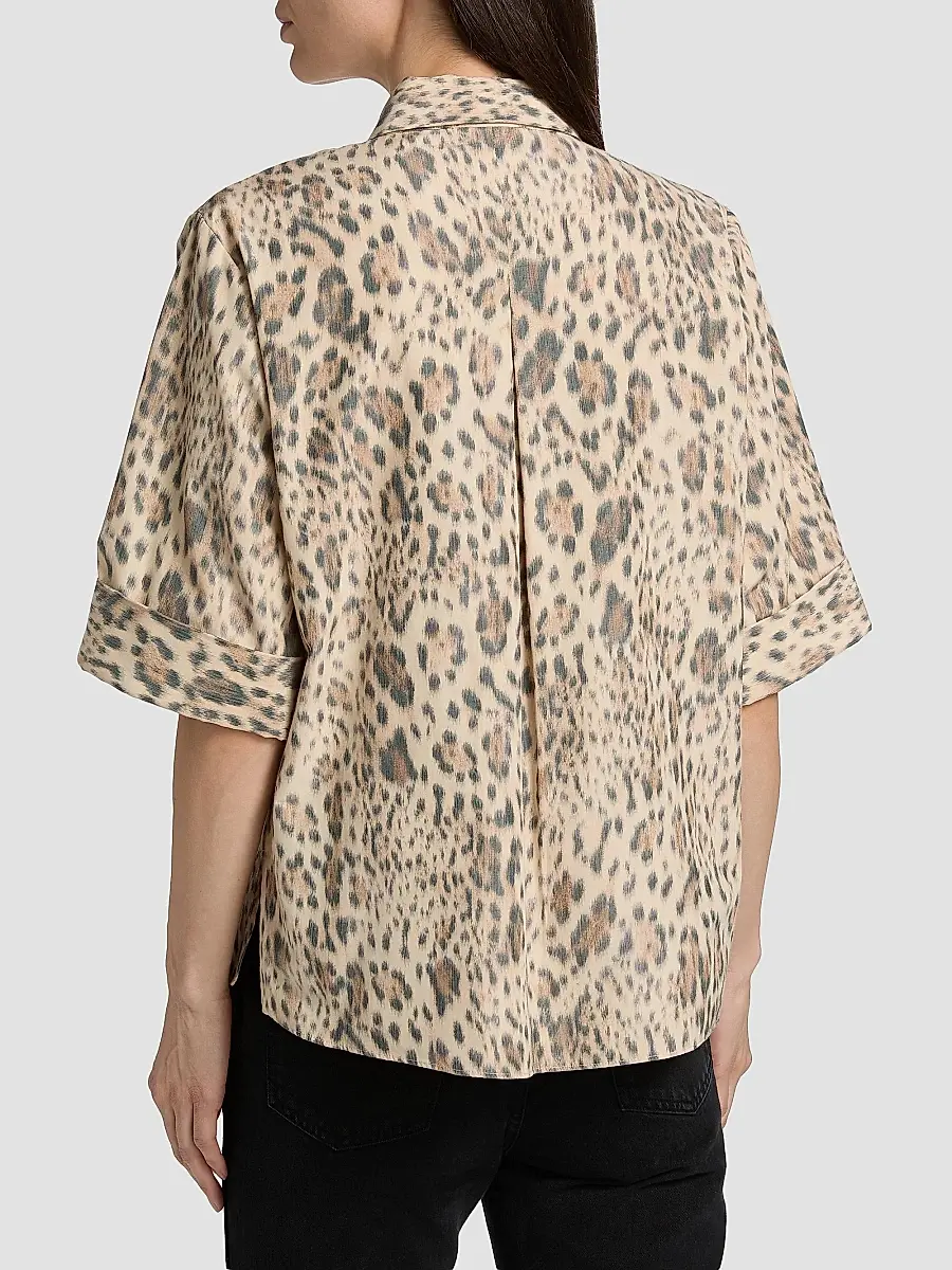 Ungaro Women's Aimee Embroidered Leopard-Print Blouse | Thumbnail 5 Ungaro Women's Aimee Embroidered Leopard-Print Blouse | Thumbnail 5