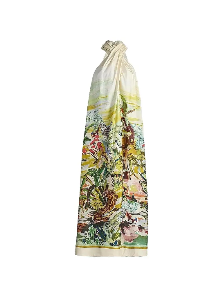 Women's Jungle Boogie Silk Halterneck Dress Women's Jungle Boogie Silk Halterneck Dress