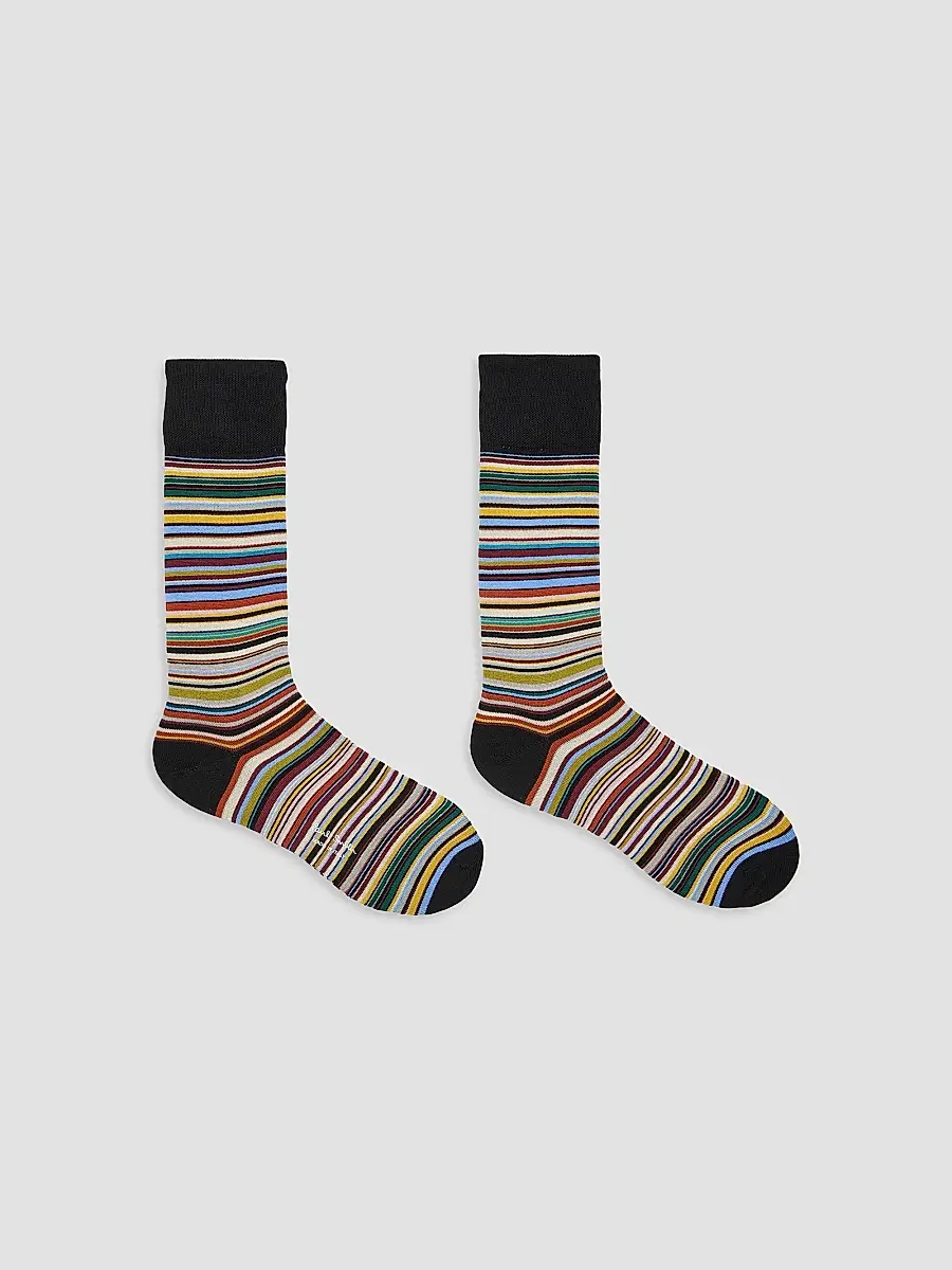 Paul Smith Men's Gold Signature 3-Pack Socks | Thumbnail 4 Paul Smith Men's Gold Signature 3-Pack Socks | Thumbnail 4