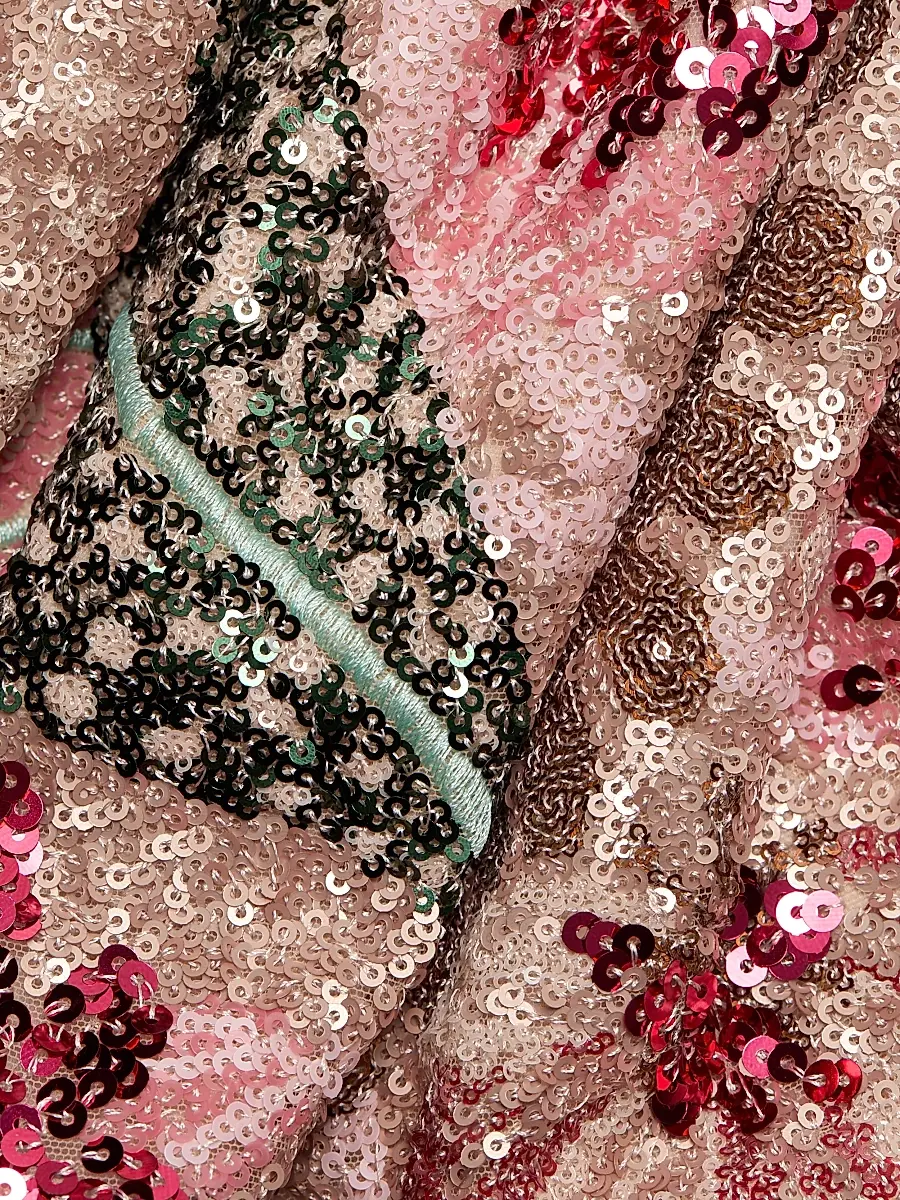 Milly Women's Esmeralda Sequined Bandeau Midi-Dress | Thumbnail 7 Milly Women's Esmeralda Sequined Bandeau Midi-Dress | Thumbnail 7