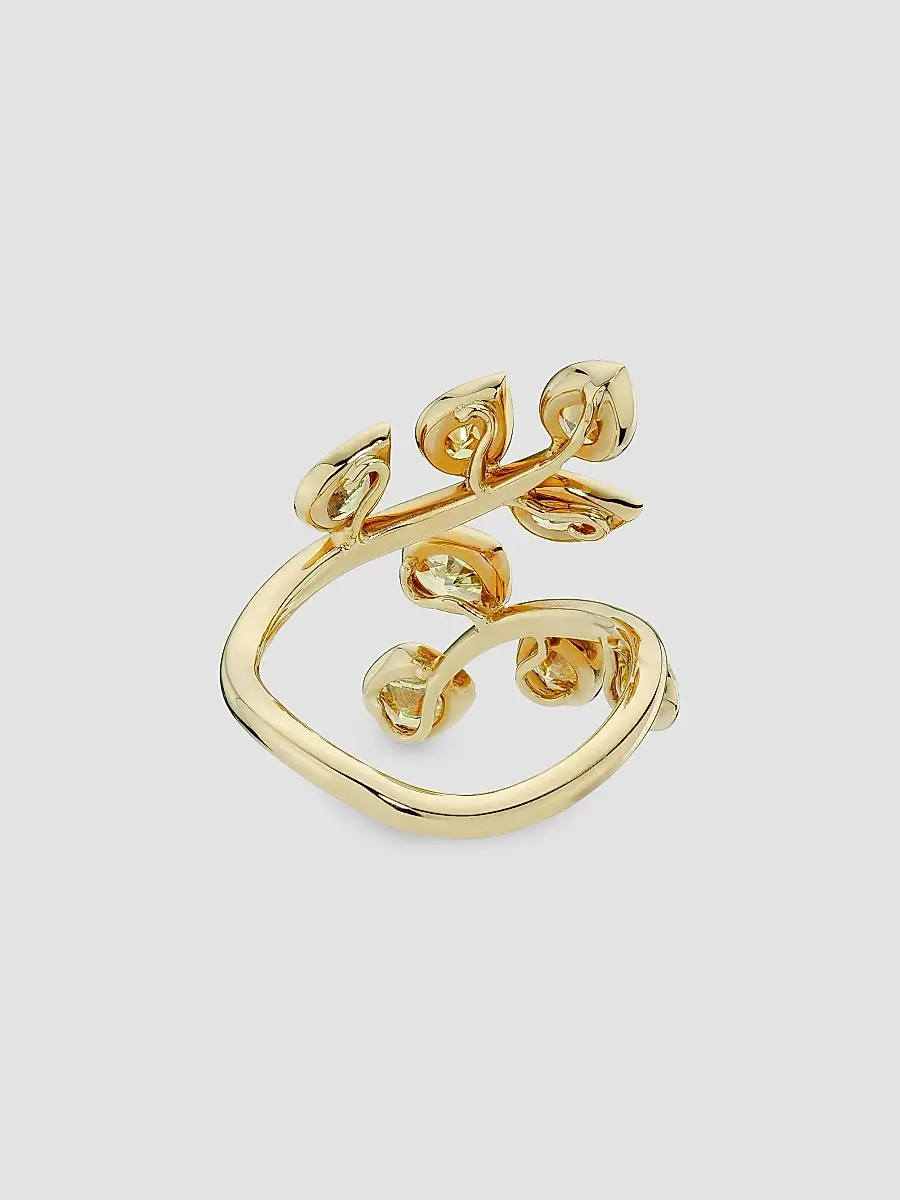 Diamonds at Saks Fifth Avenue Women's 18K Yellow Gold & 2.50 TCW Diamond Vine Ring | Thumbnail 3 Diamonds at Saks Fifth Avenue Women's 18K Yellow Gold & 2.50 TCW Diamond Vine Ring | Thumbnail 3