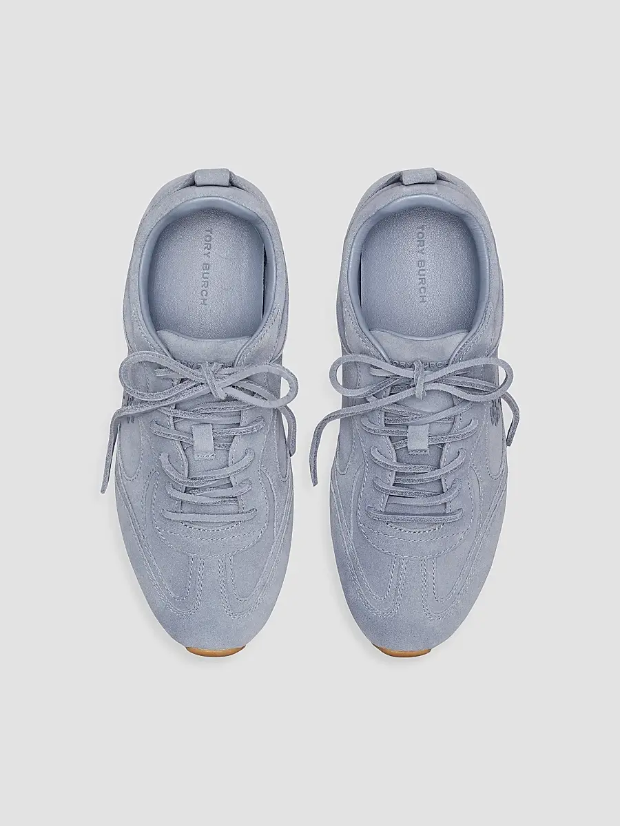 Tory Burch Women's Field Suede Low-Top Sneakers | Thumbnail 3 Tory Burch Women's Field Suede Low-Top Sneakers | Thumbnail 3