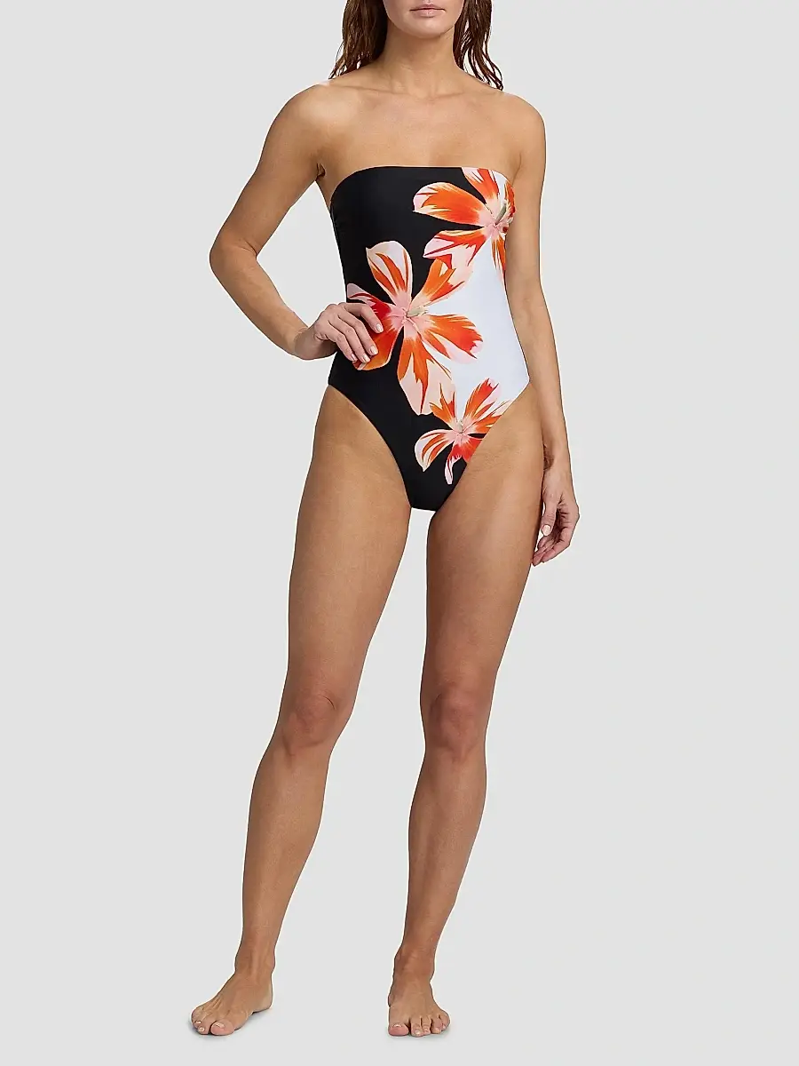 Milly Women's Tropical Flame One-Piece Swimsuit | Thumbnail 2 Milly Women's Tropical Flame One-Piece Swimsuit | Thumbnail 2