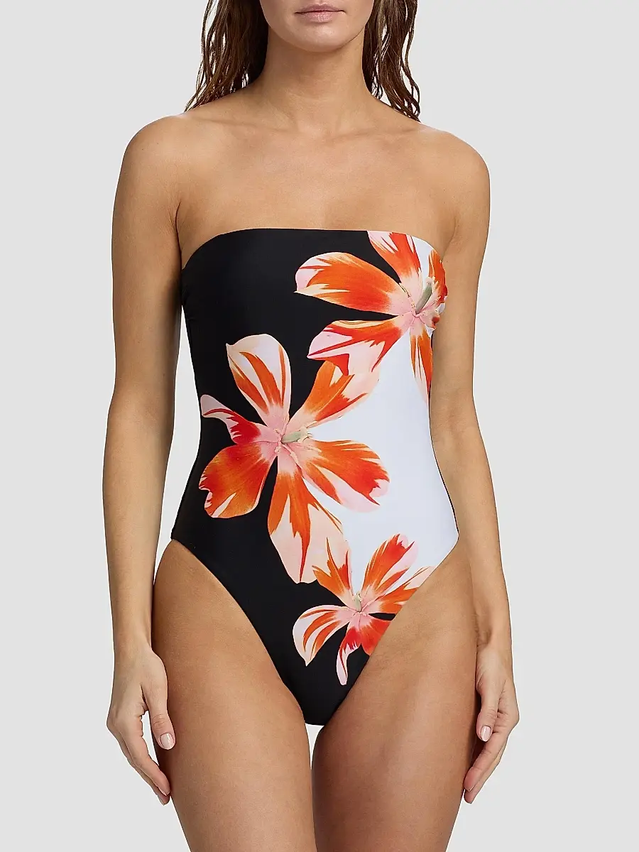 Milly Women's Tropical Flame One-Piece Swimsuit | Thumbnail 3 Milly Women's Tropical Flame One-Piece Swimsuit | Thumbnail 3