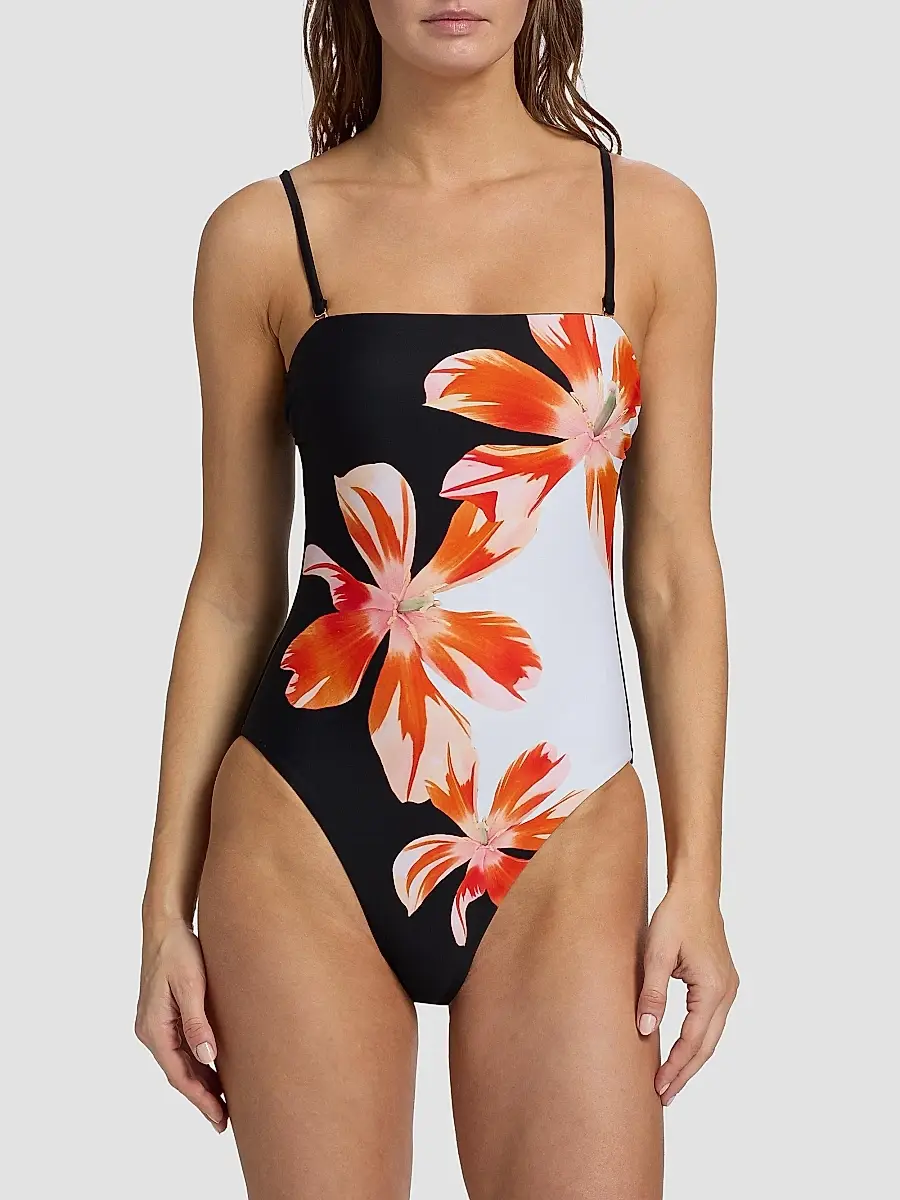 Milly Women's Tropical Flame One-Piece Swimsuit | Thumbnail 5 Milly Women's Tropical Flame One-Piece Swimsuit | Thumbnail 5