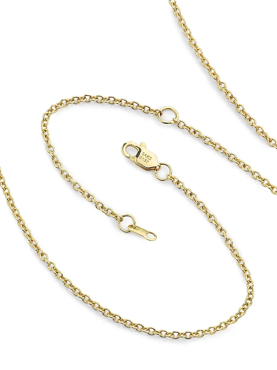 Diamonds at Saks Fifth Avenue Women's 18K Yellow Gold & 3.30 TCW Diamond Pendant Necklace | Thumbnail 3 Diamonds at Saks Fifth Avenue Women's 18K Yellow Gold & 3.30 TCW Diamond Pendant Necklace | Thumbnail 3